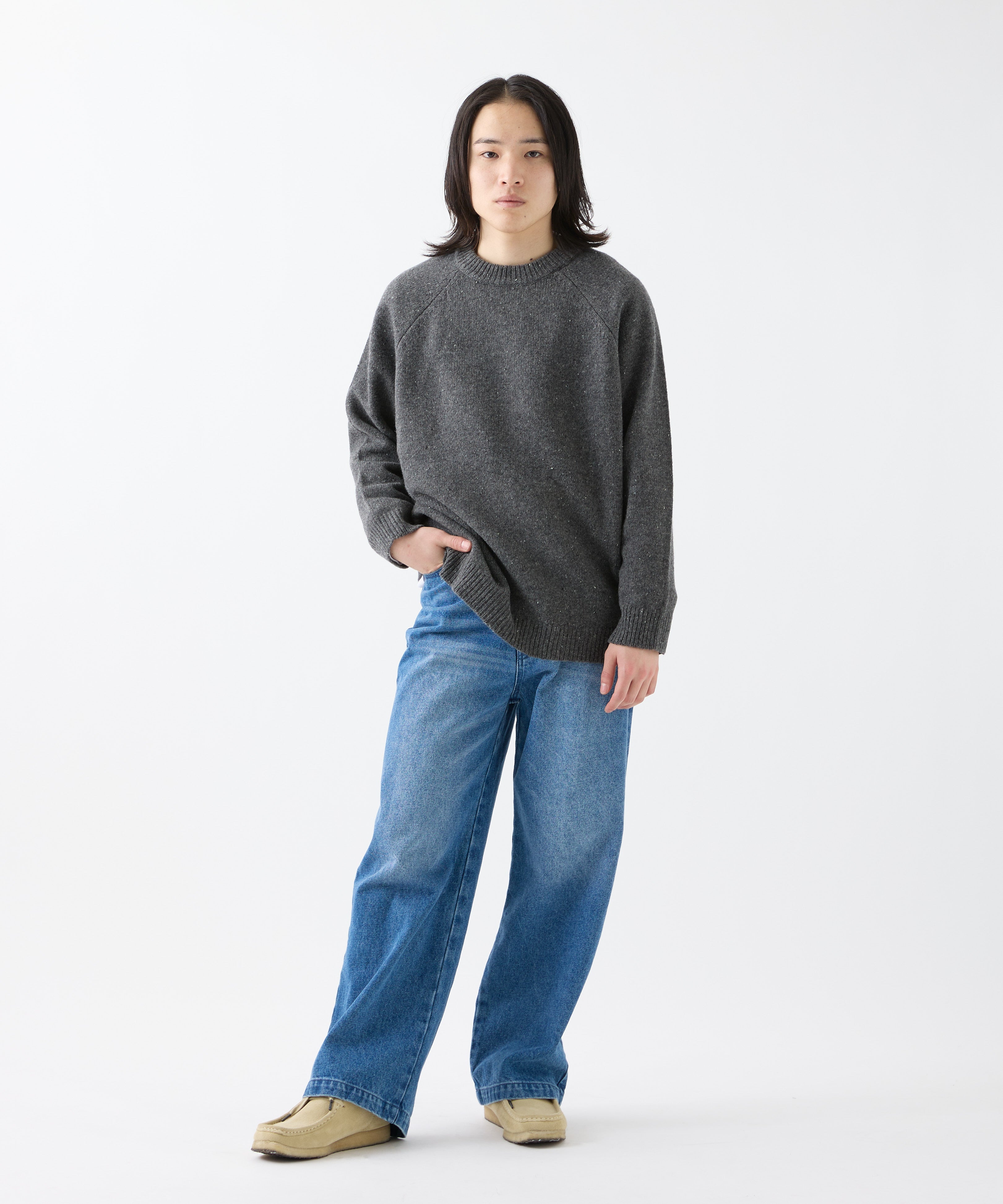 WOOL CREWNECK KNIT