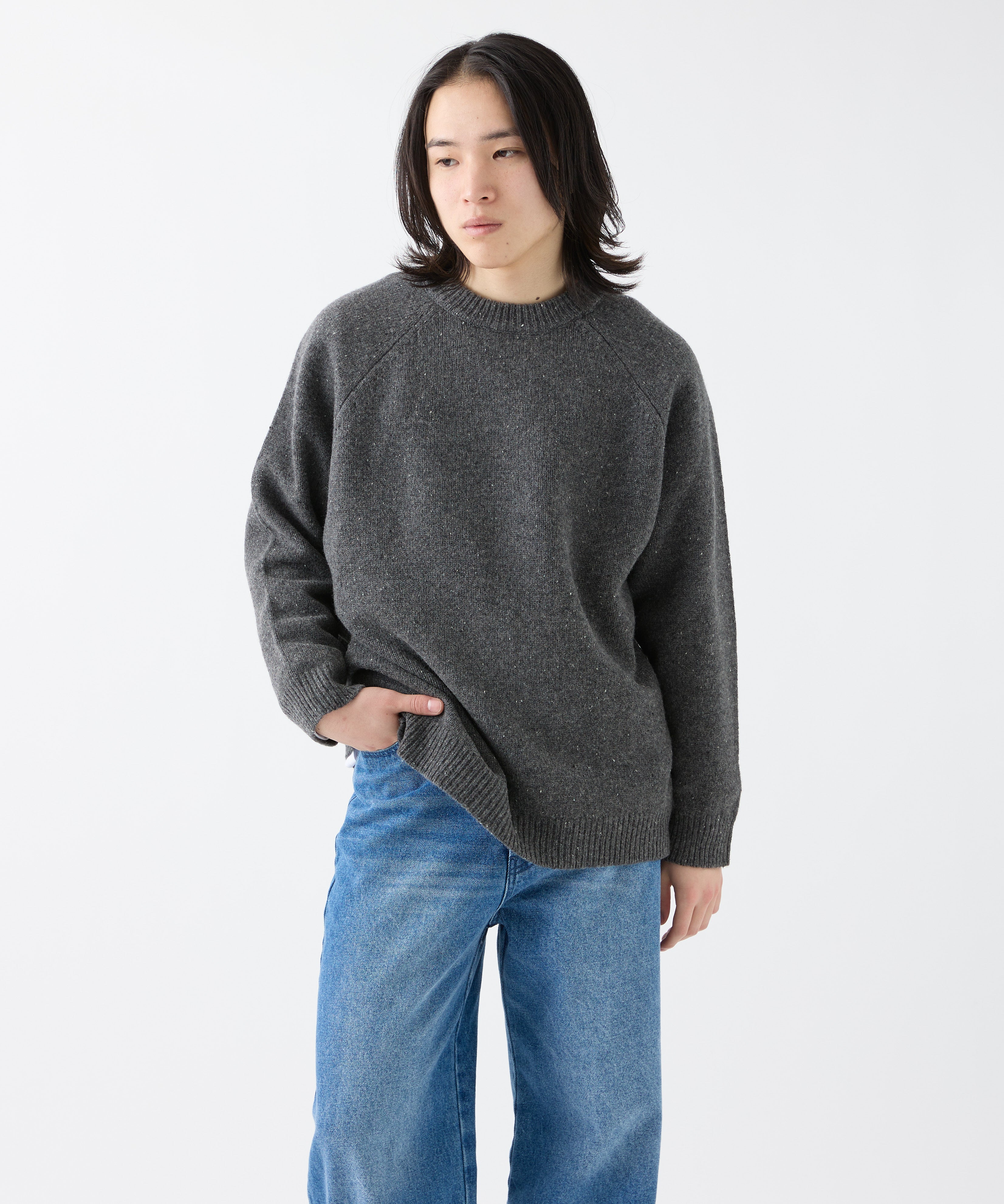 WOOL CREWNECK KNIT