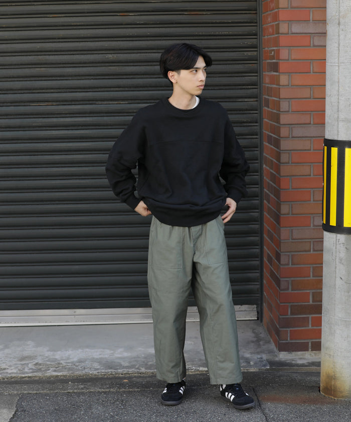 ×RUSSELL ATHLETIC "HIGH COTTON" CAP SHOULDER SWEATSHIRT