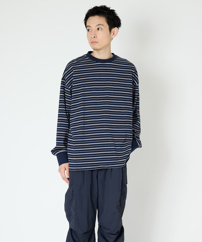 MULTI BORDER L/S TEE