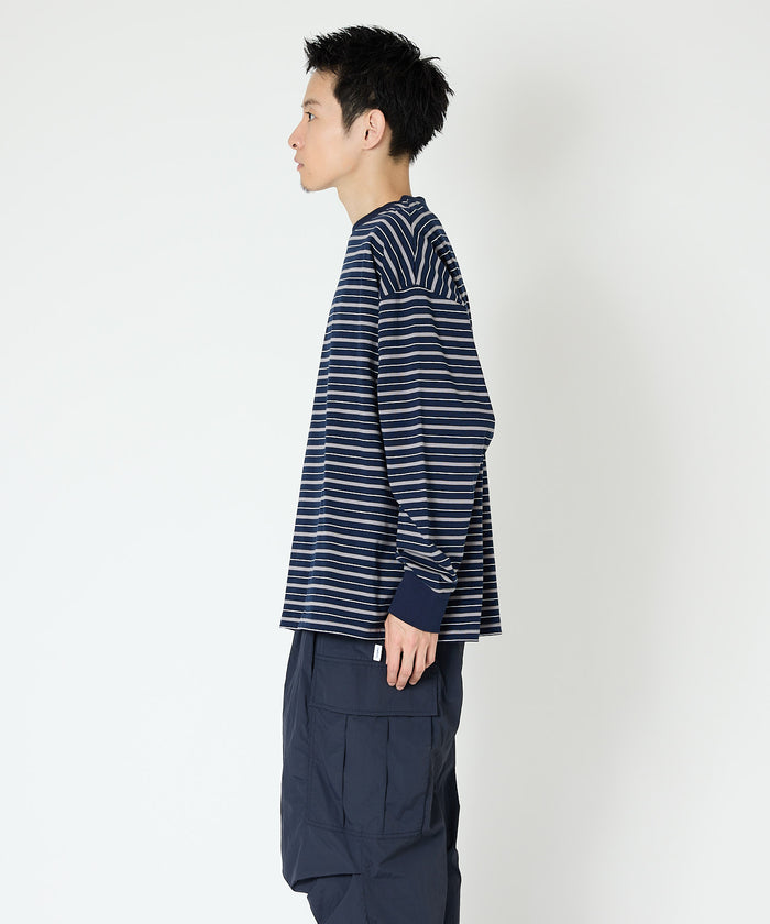 MULTI BORDER L/S TEE