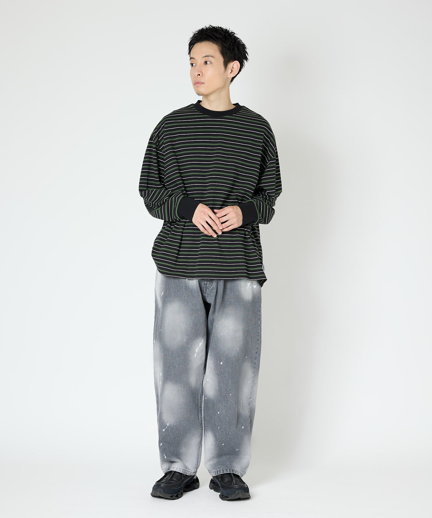 BAGGY DENIM VINTAGE DYED