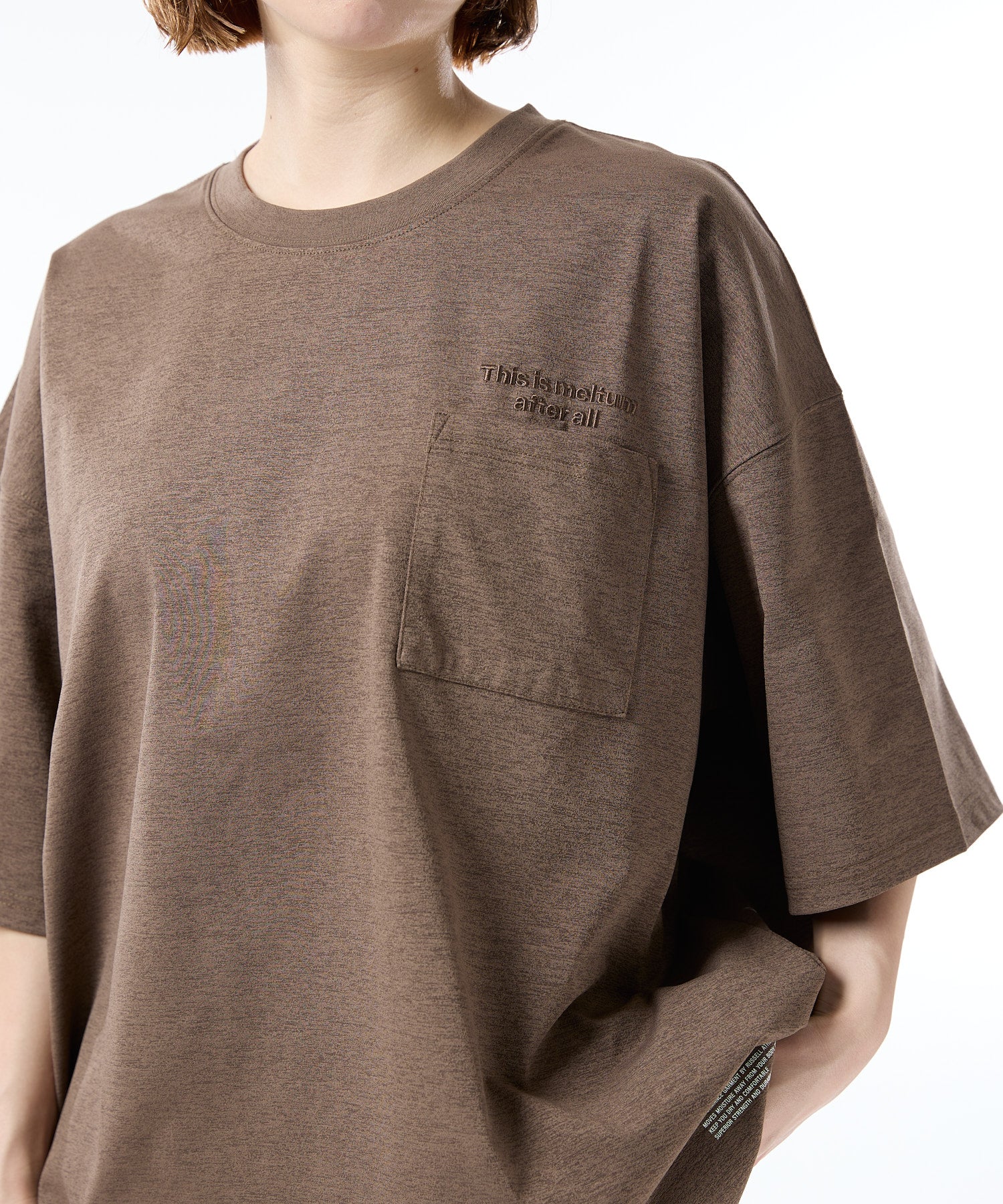 meltum × RUSSELL ATHLETIC DRY POWER BIG T-SHIRT S/S