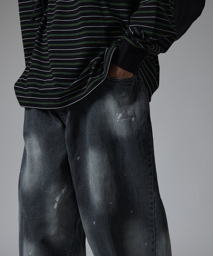 BAGGY DENIM VINTAGE DYED