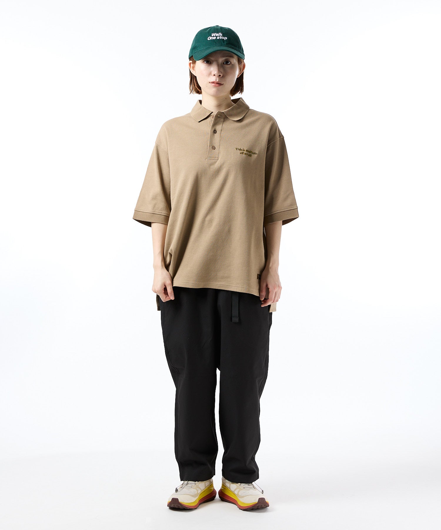 meltum × RUSSELL ATHLETIC OVERSIZE POLO SHIRT S/S
