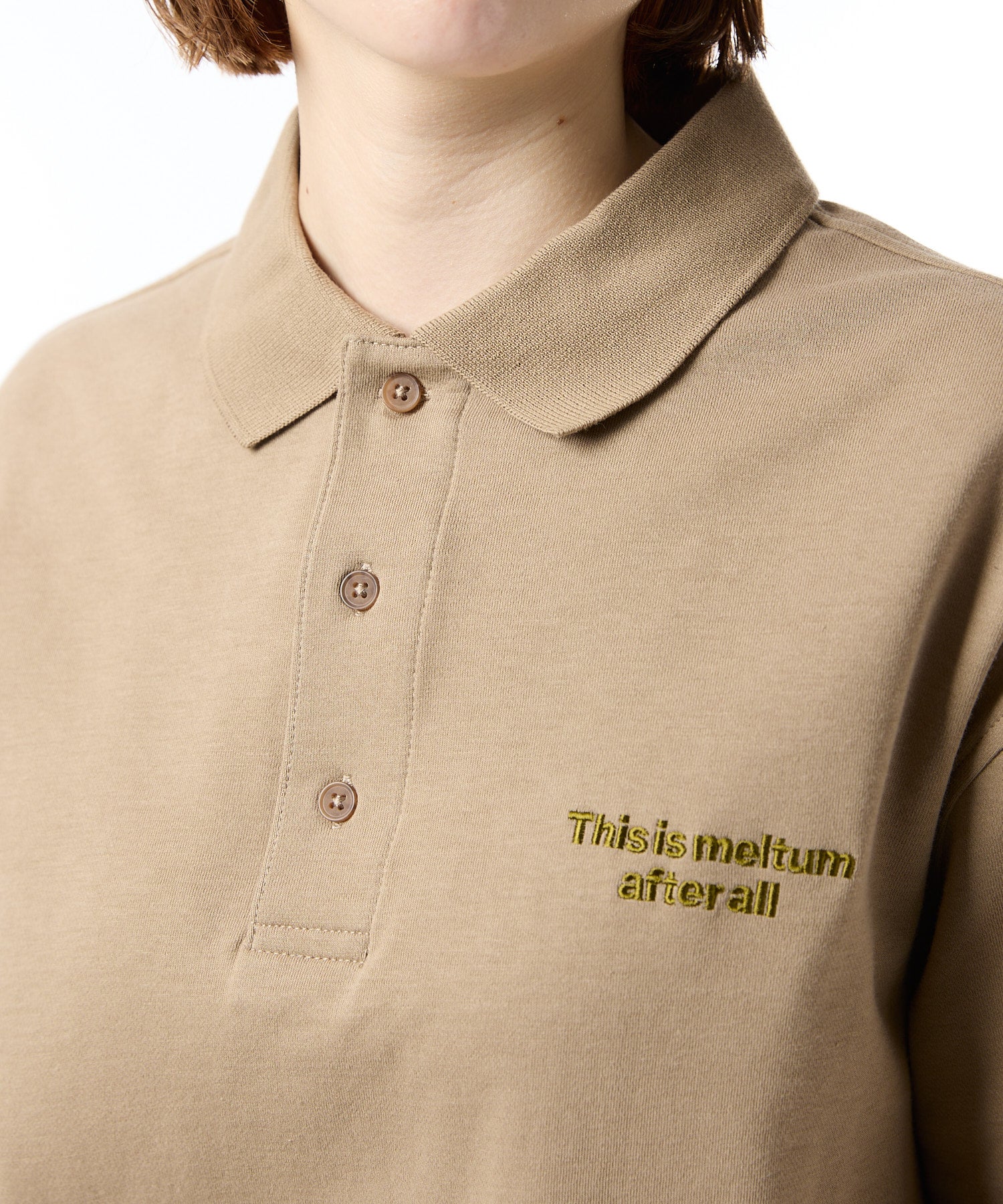 meltum × RUSSELL ATHLETIC OVERSIZE POLO SHIRT S/S