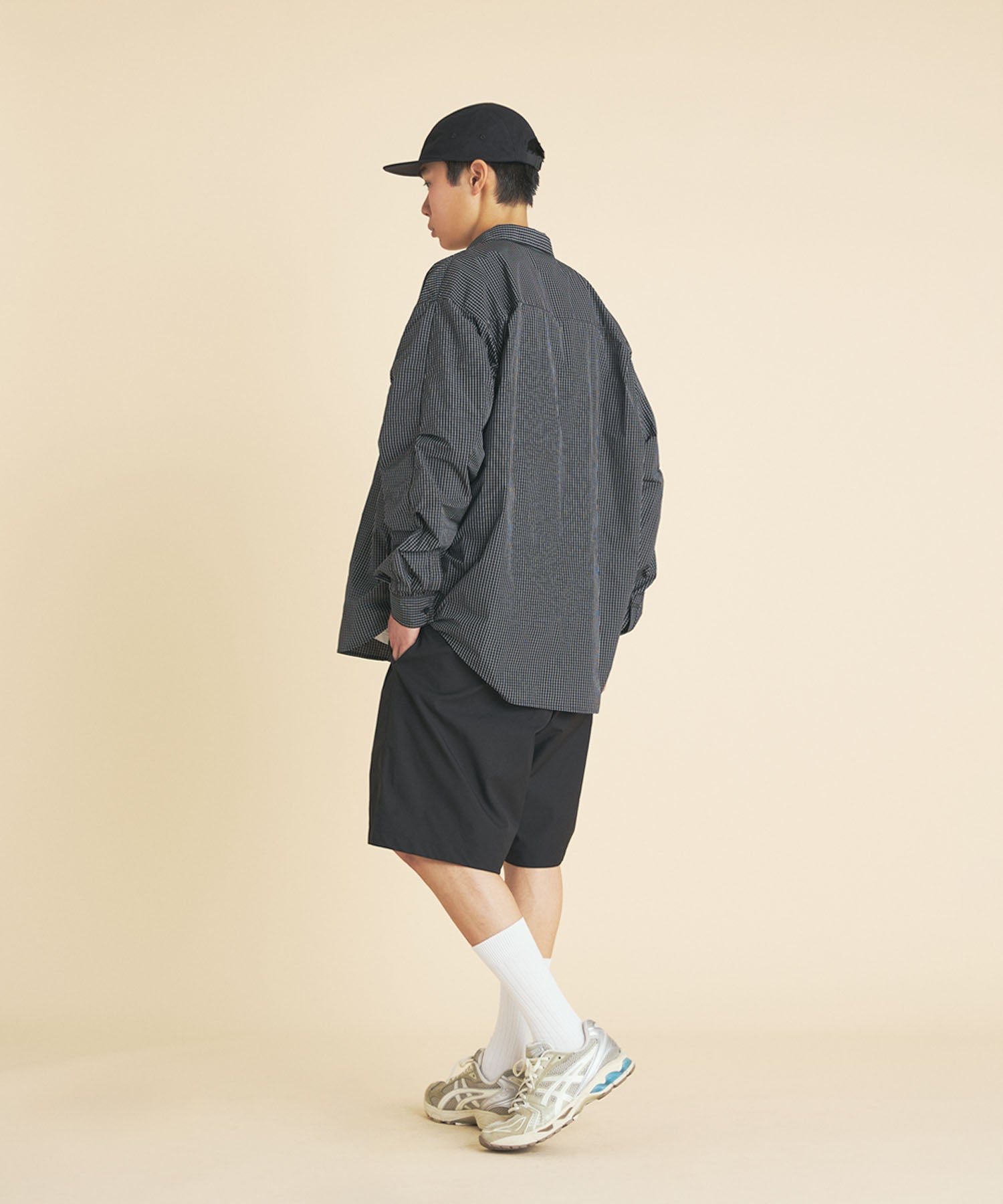 GRAPH CHECK TECH SHIRT L/S