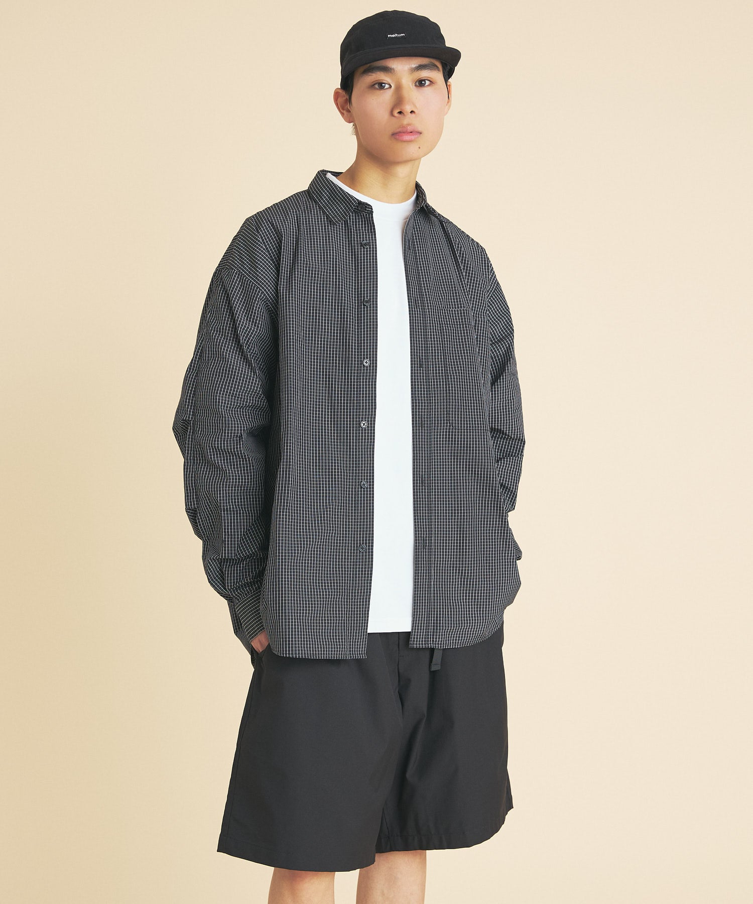 GRAPH CHECK TECH SHIRT L/S