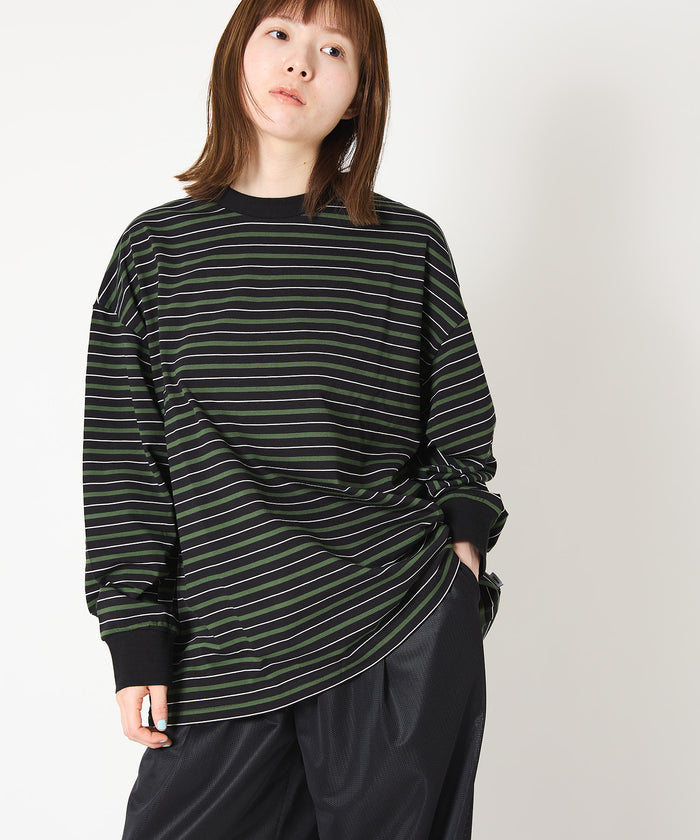 MULTI BORDER L/S TEE
