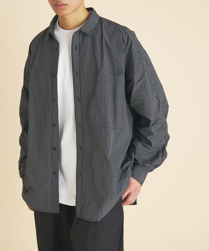 GRAPH CHECK TECH SHIRTS L/S