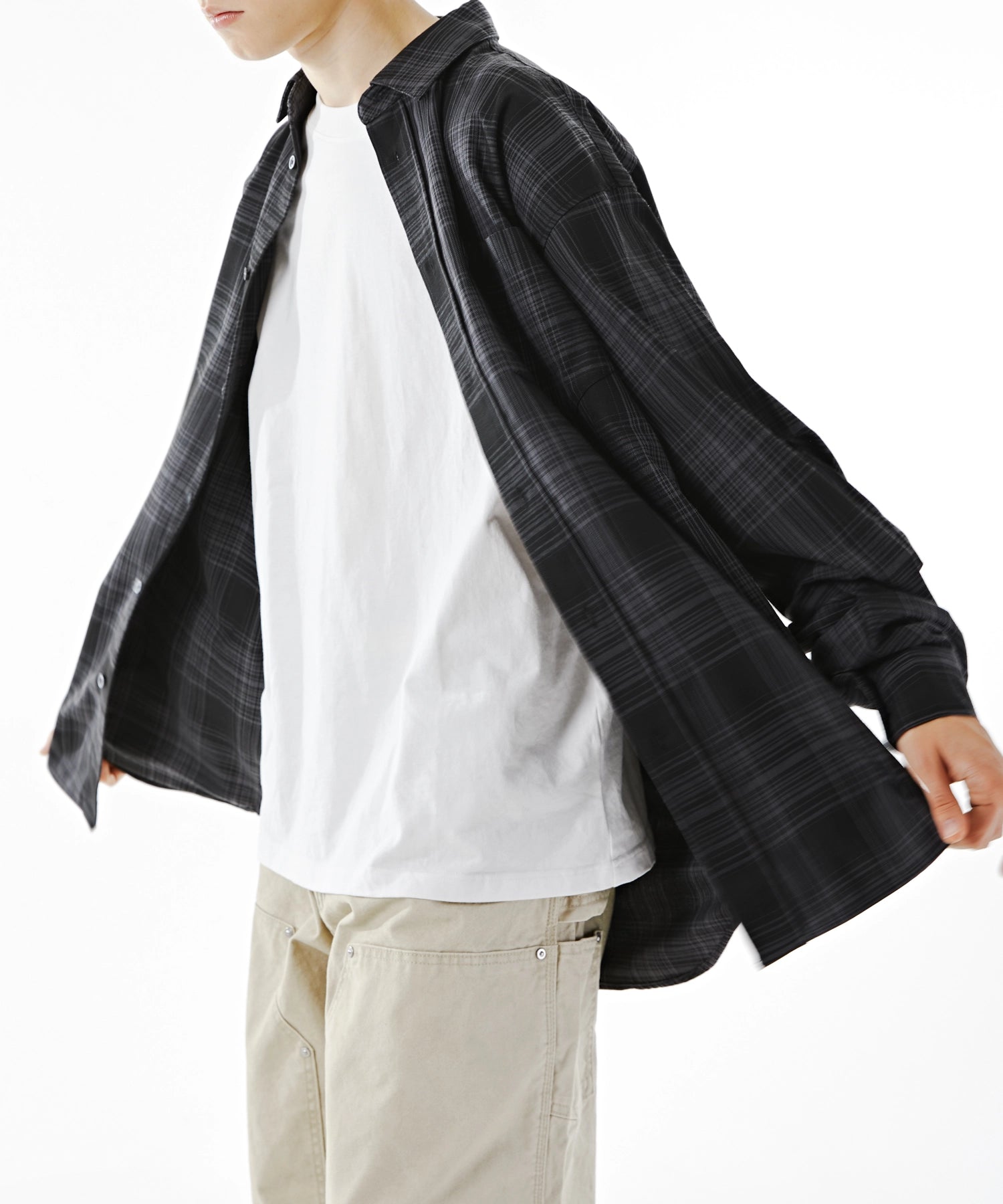【2025.8.27 WED 18:00~ IN STOCK】OMBRE CHECK SHIRT