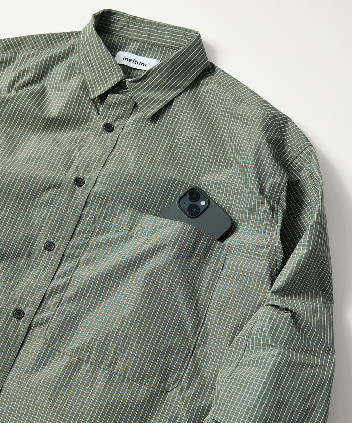 GRAPH CHECK TECH SHIRT L/S