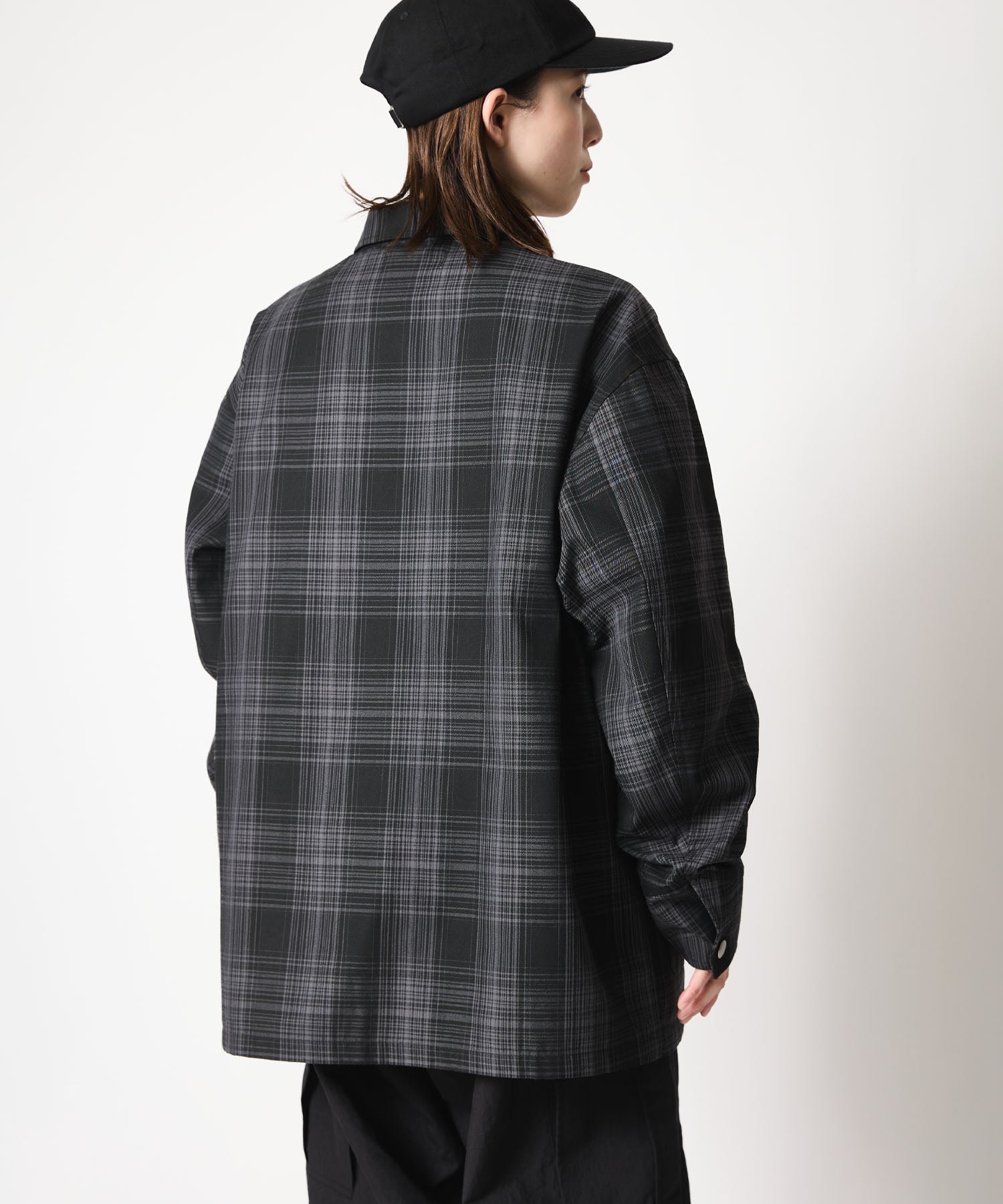 【3.13 FRI 18:00~ INSTOCK】OMBRE CHECK COVERALL JACKET