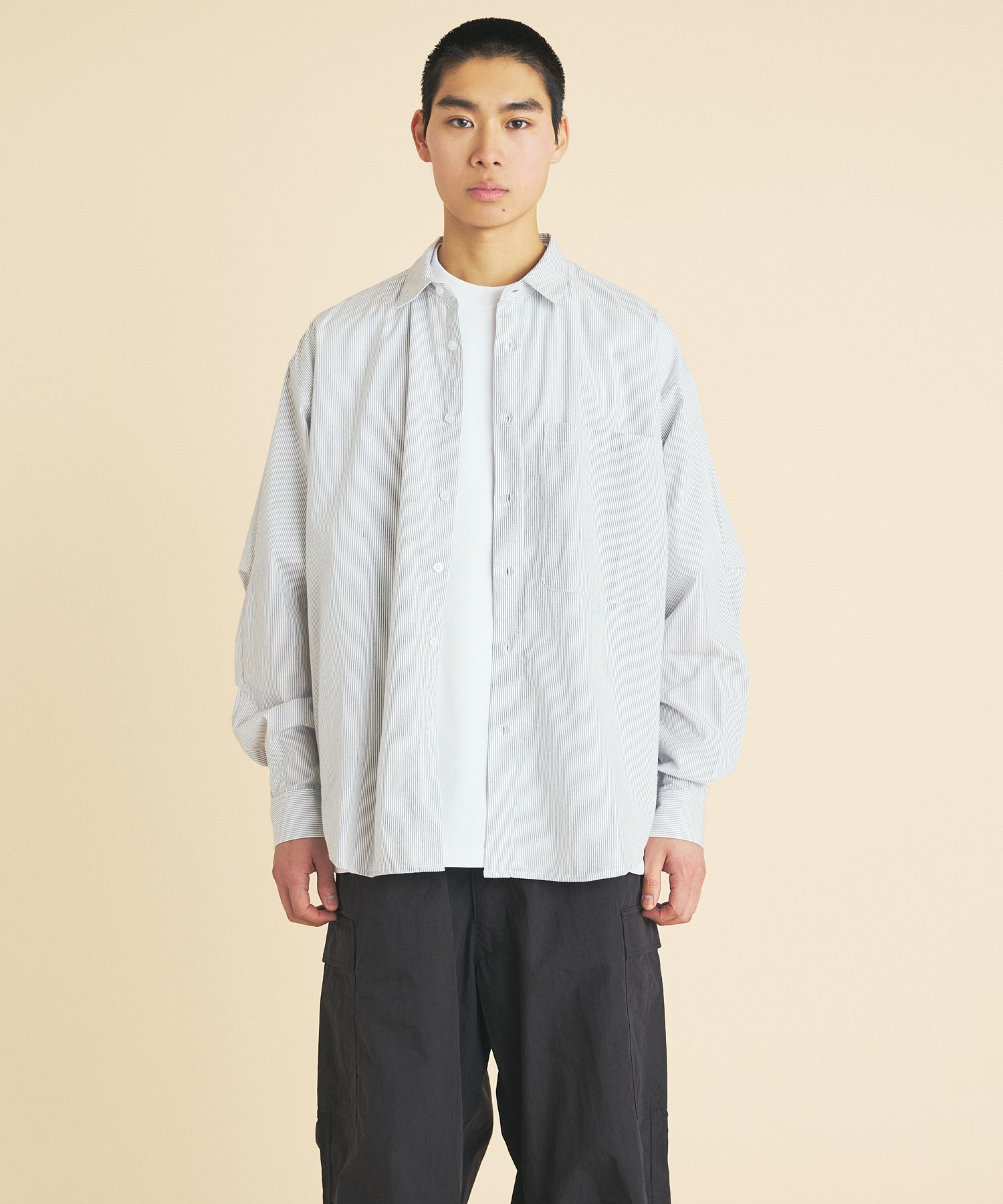 【3.20 FRI 18:00~ INSTOCK】STRIPE TECH SHIRTS L/S