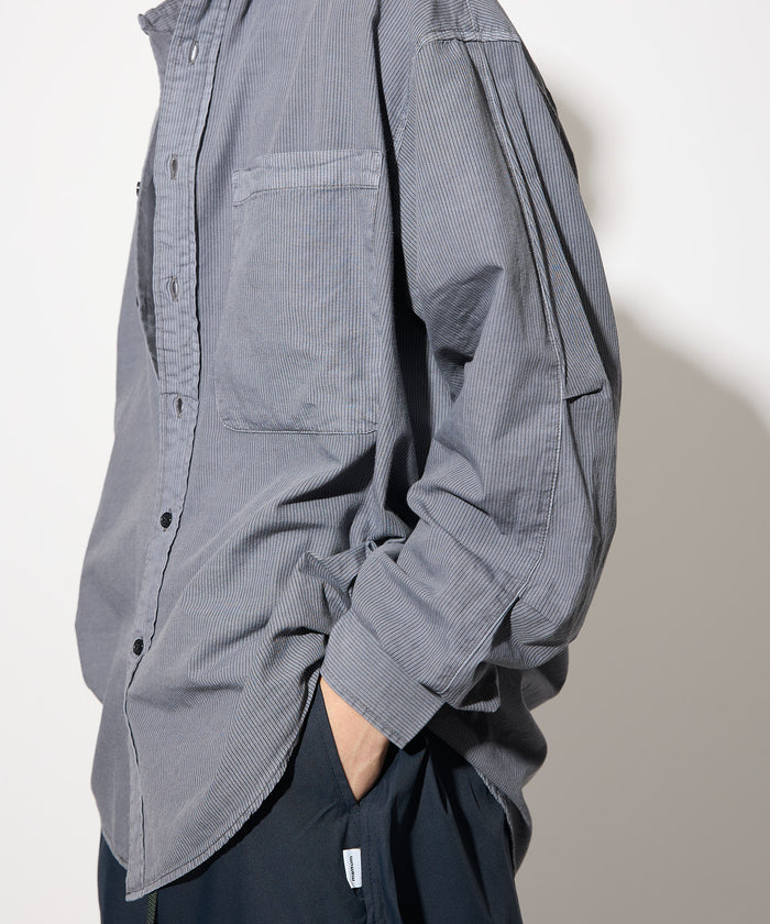 STRIPE TECH SHIRTS L/S