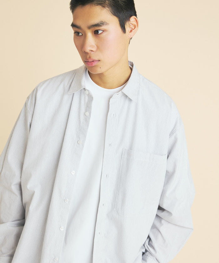 STRIPE TECH SHIRTS L/S