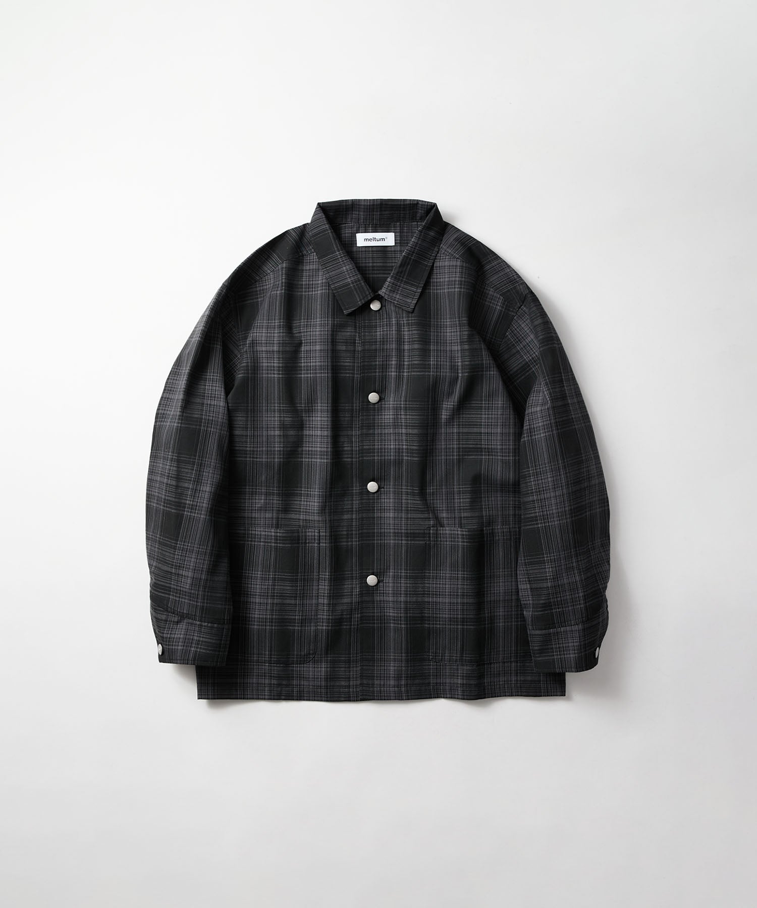 【3.13 FRI 18:00~ INSTOCK】OMBRE CHECK COVERALL JACKET