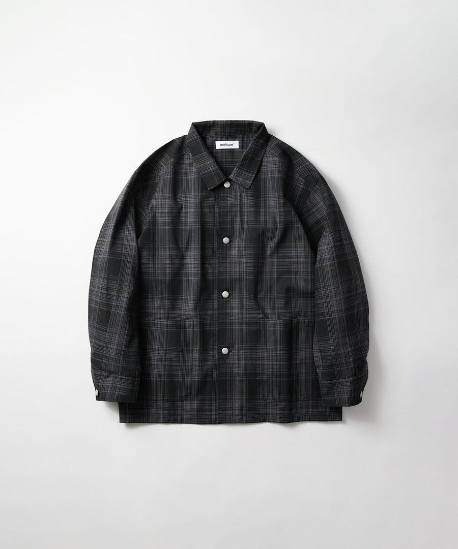 OMBRE CHECK COVERALL JACKET