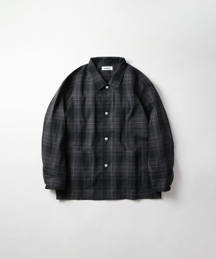 OMBRE CHECK COVERALL JACKET
