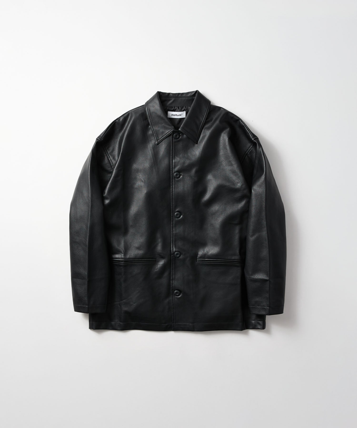 【2026.2.18 WED 18:00~ INSTOCK】SYNTHETIC LEATHER HALF COAT