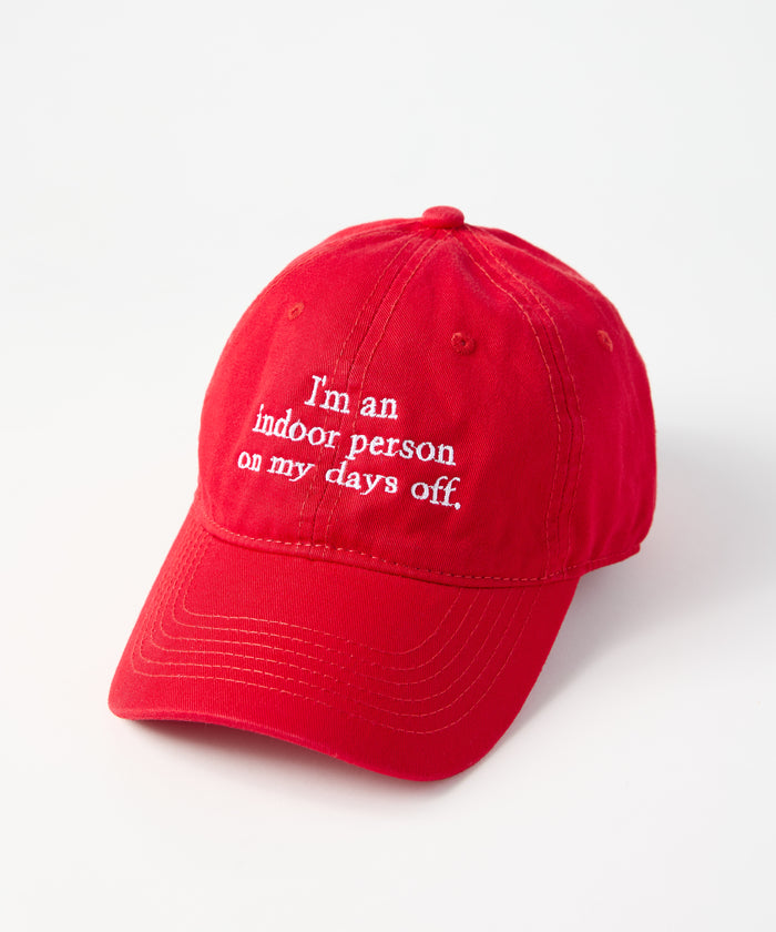 Indoor person Cap