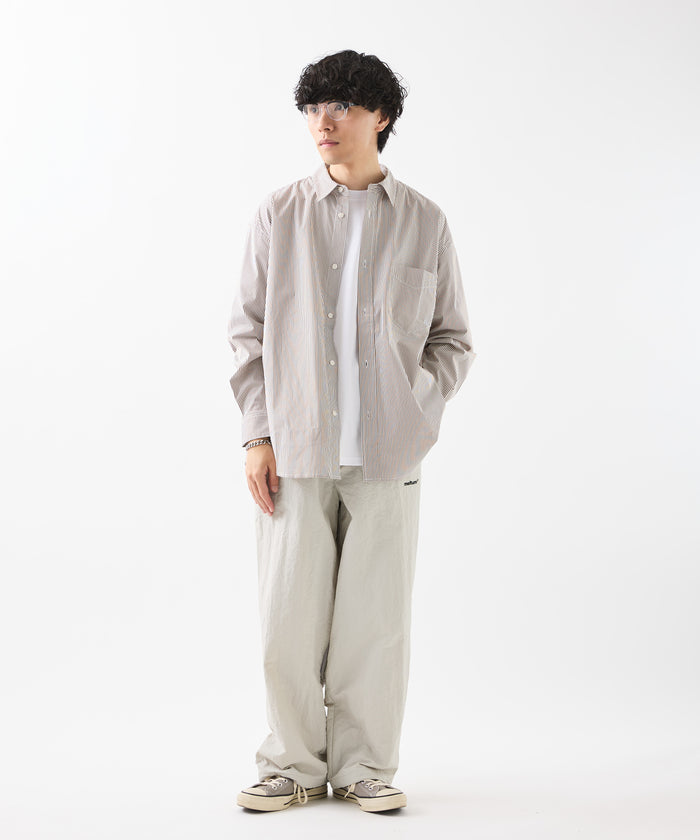 LOOSE STRIPE SHIRT L/S