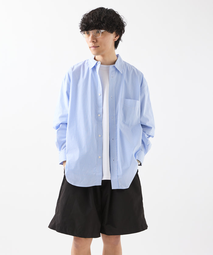 LOOSE STRIPE SHIRT L/S