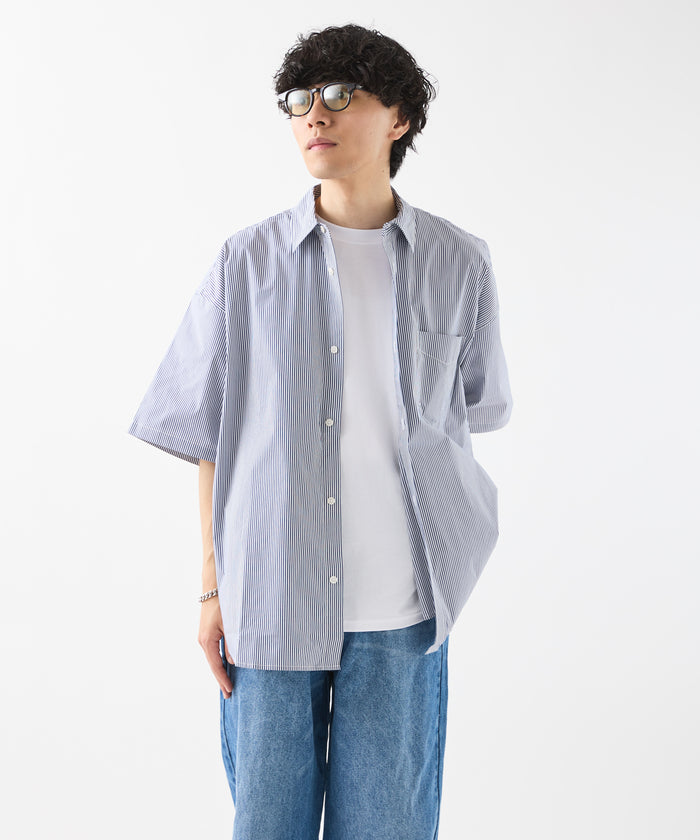 LOOSE STRIPE SHIRT S/S