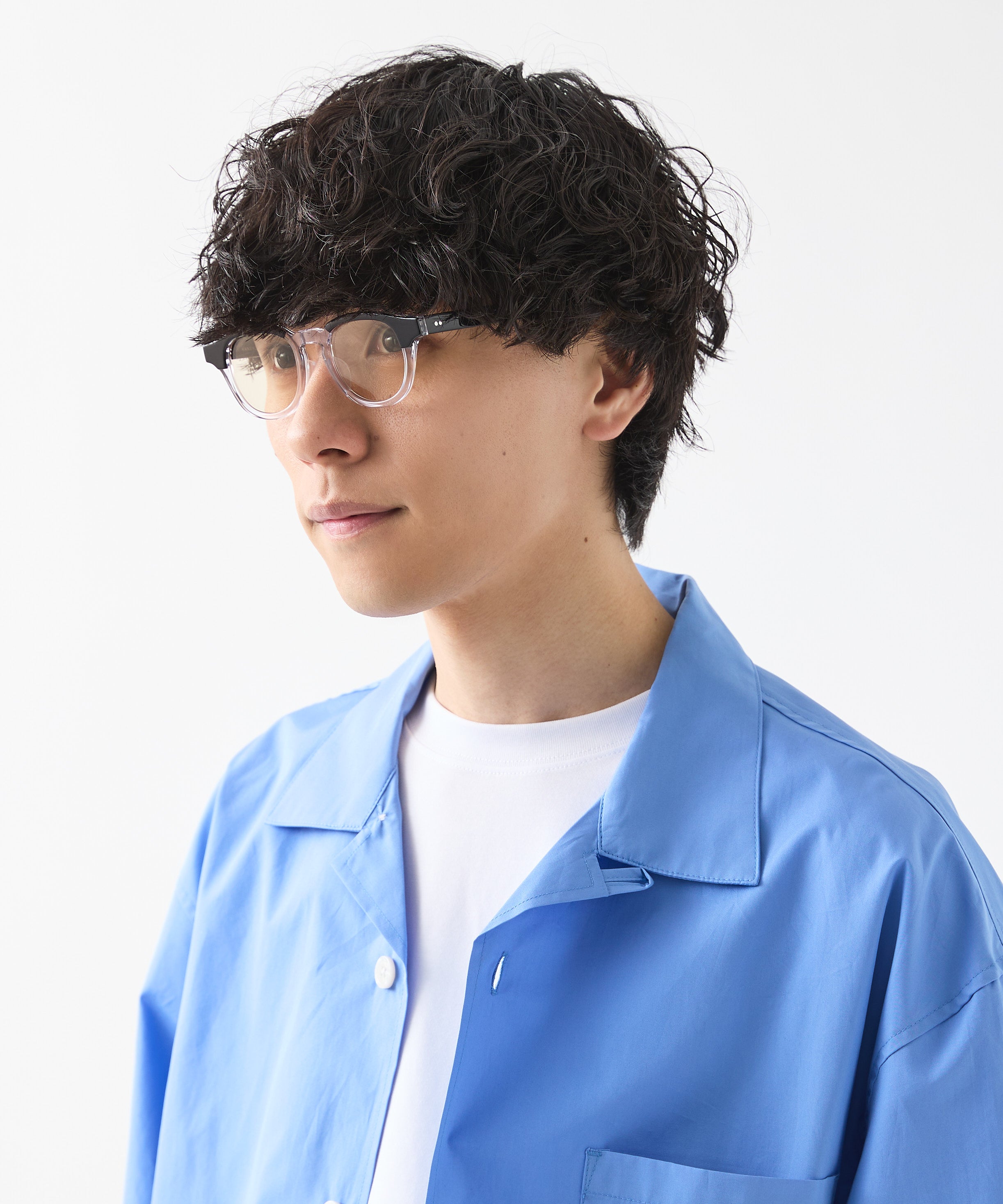 KANEKO OPTICAL × meltum 眼镜 黑色×透明