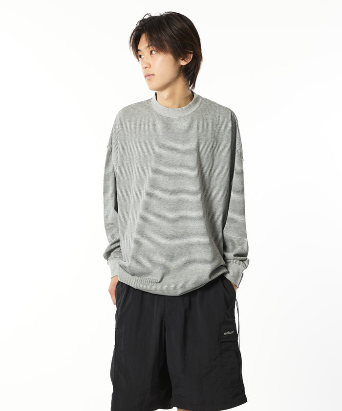 边框气球 T 恤 L/S