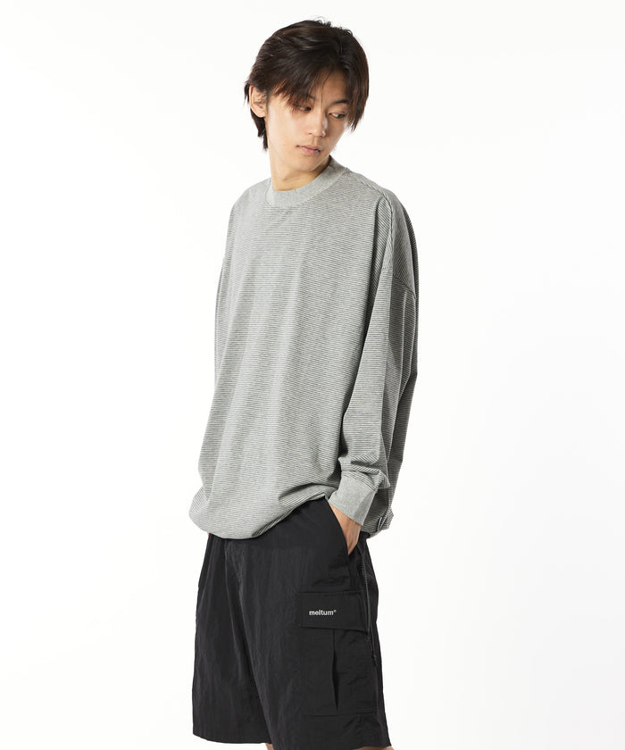 边框气球 T 恤 L/S