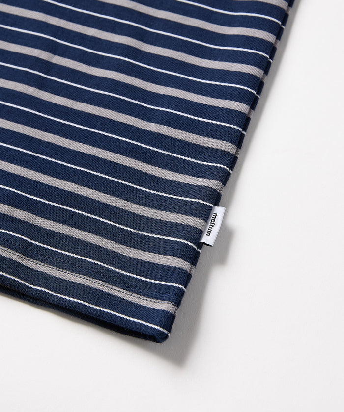 MULTI BORDER L/S TEE