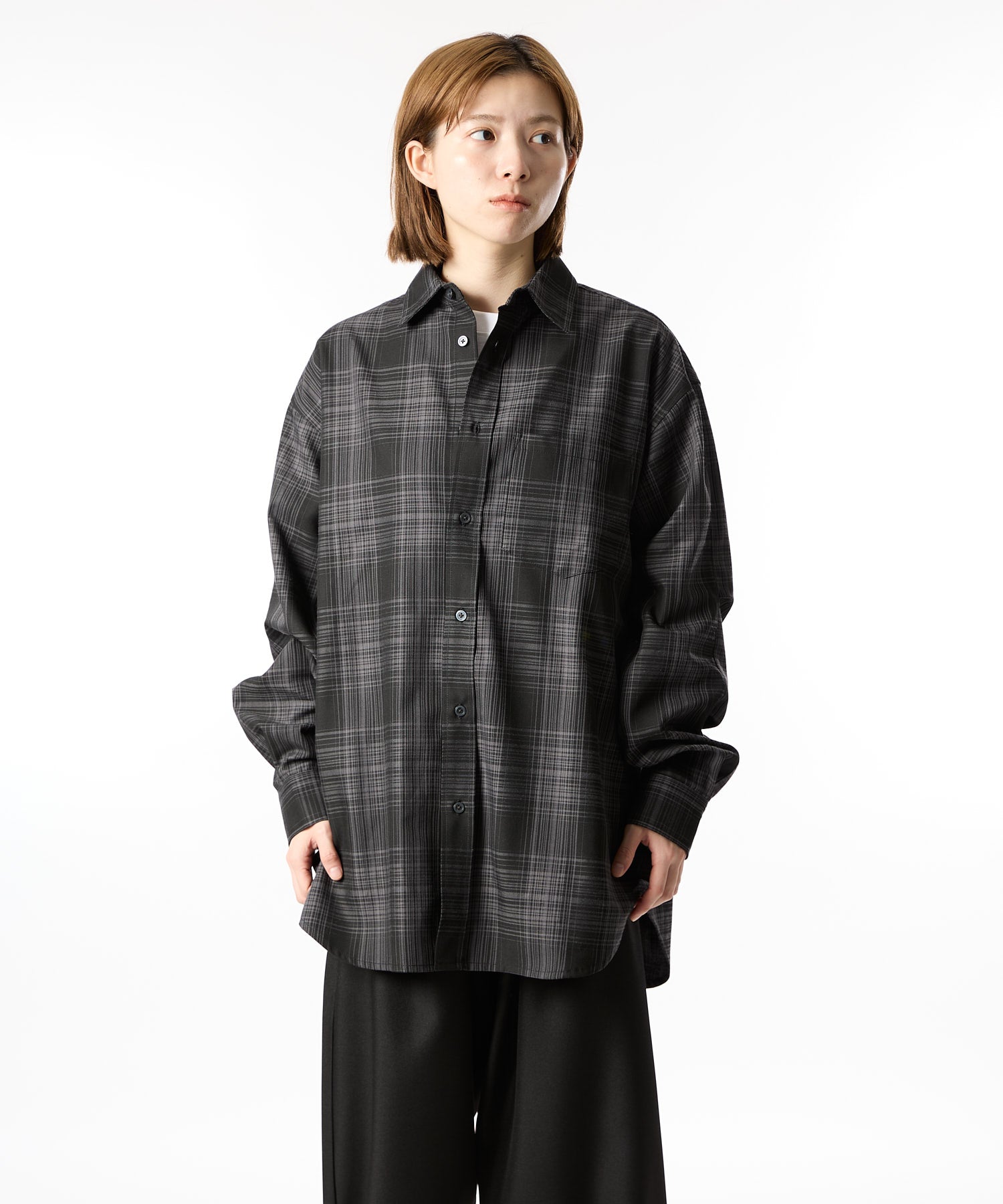 【2025.8.27 WED 18:00~ IN STOCK】OMBRE CHECK SHIRT