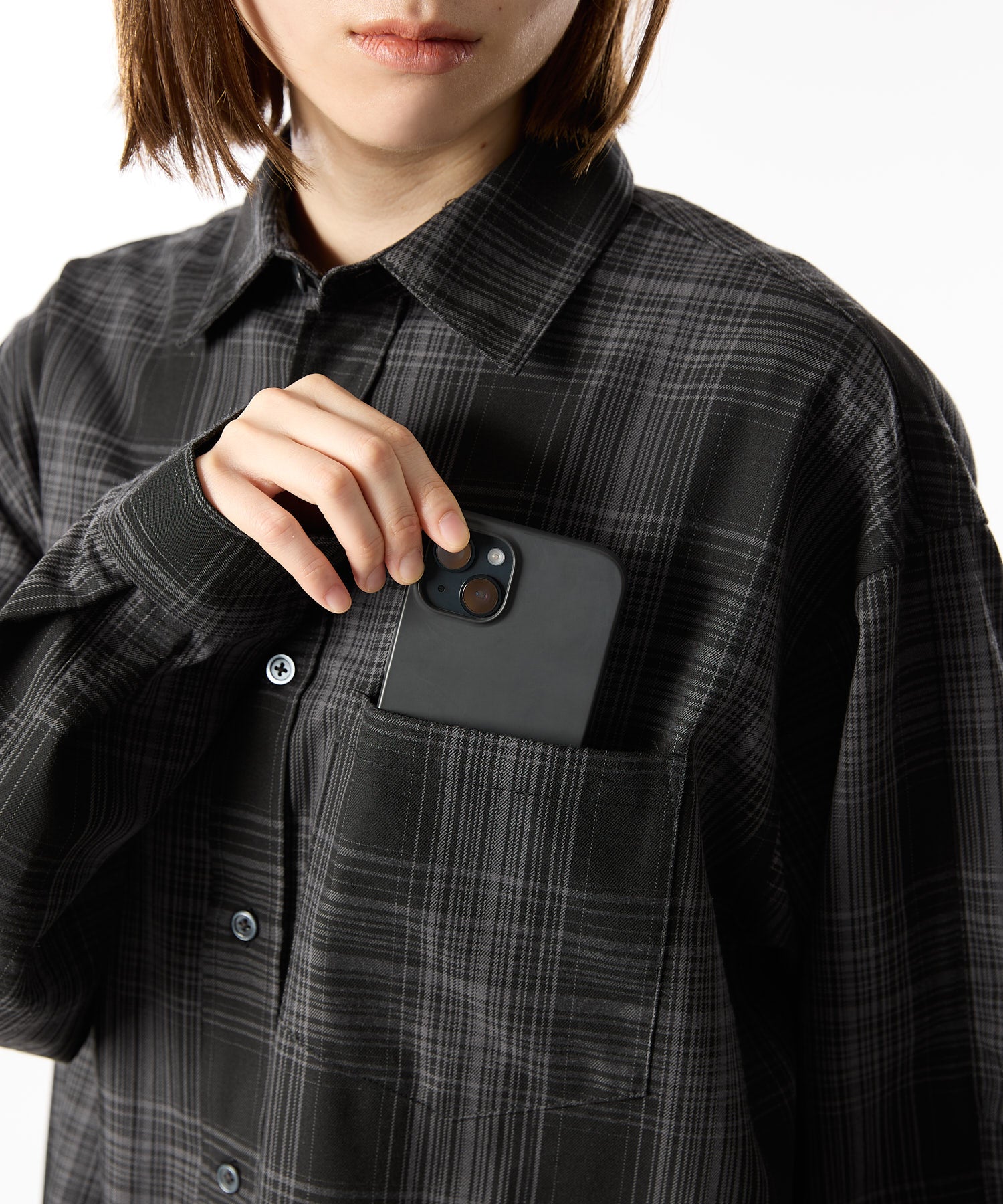 【2025.8.27 WED 18:00~ IN STOCK】OMBRE CHECK SHIRT