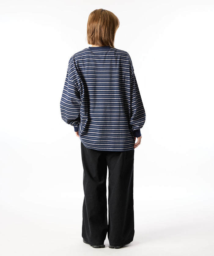 MULTI BORDER L/S TEE