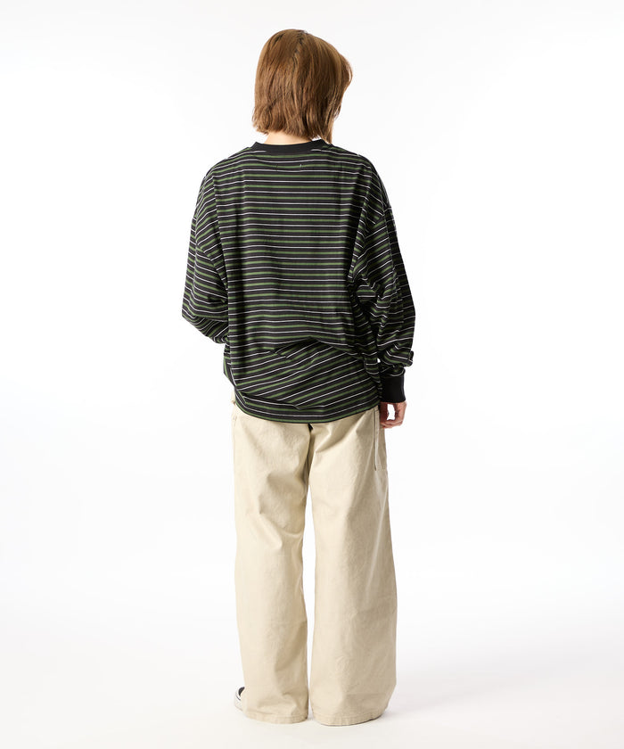 MULTI BORDER L/S TEE