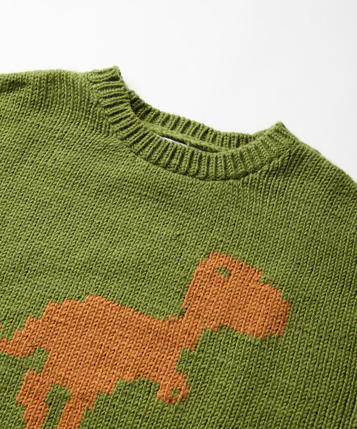 HAND KNIT【DINOSAUR】