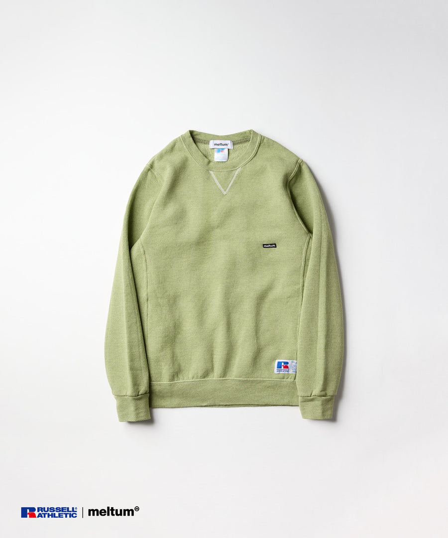 ×RUSSELL ATHLETIC STANDARD CREWNECK SWEAT OVERDYE