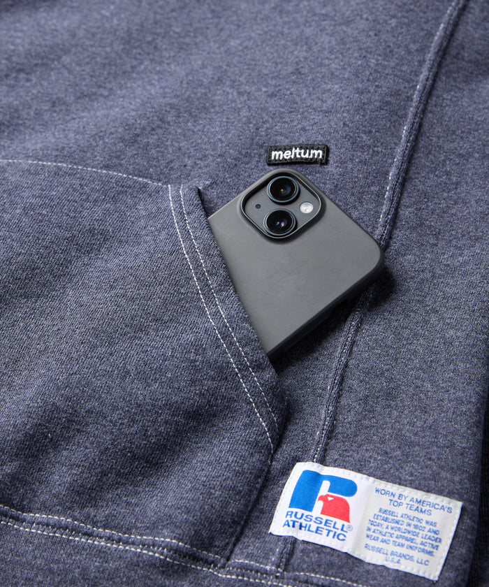 ×RUSSELL ATHLETIC STANDARD SWEAT HOODIE OVERDYE