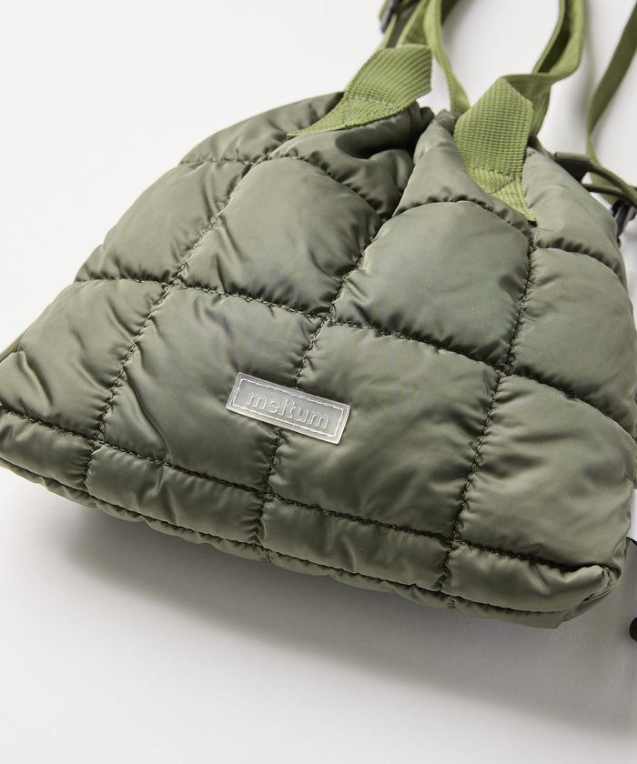 QUILT SHOULDER POUCH