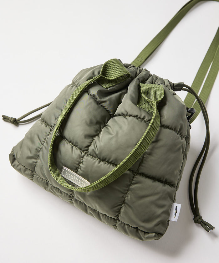 QUILT SHOULDER POUCH