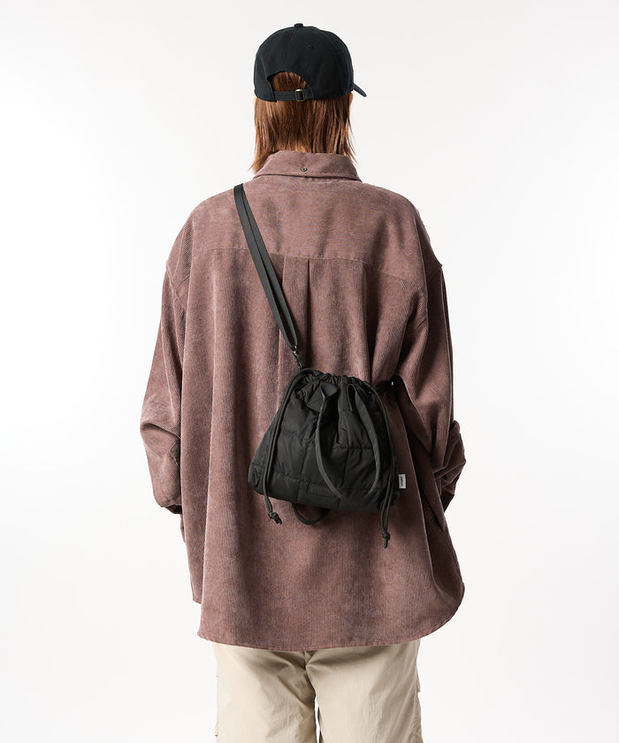 QUILT SHOULDER POUCH