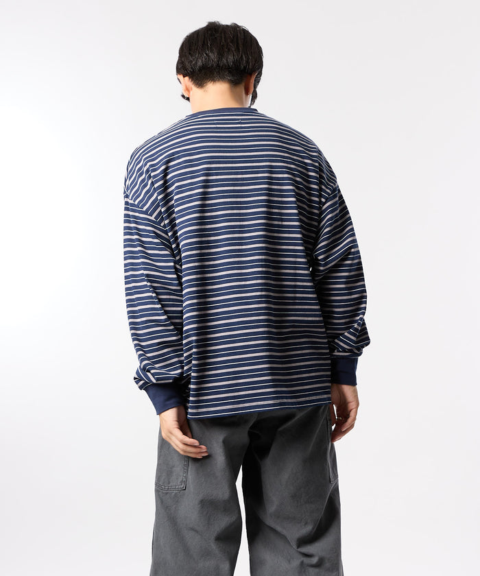 MULTI BORDER L/S TEE
