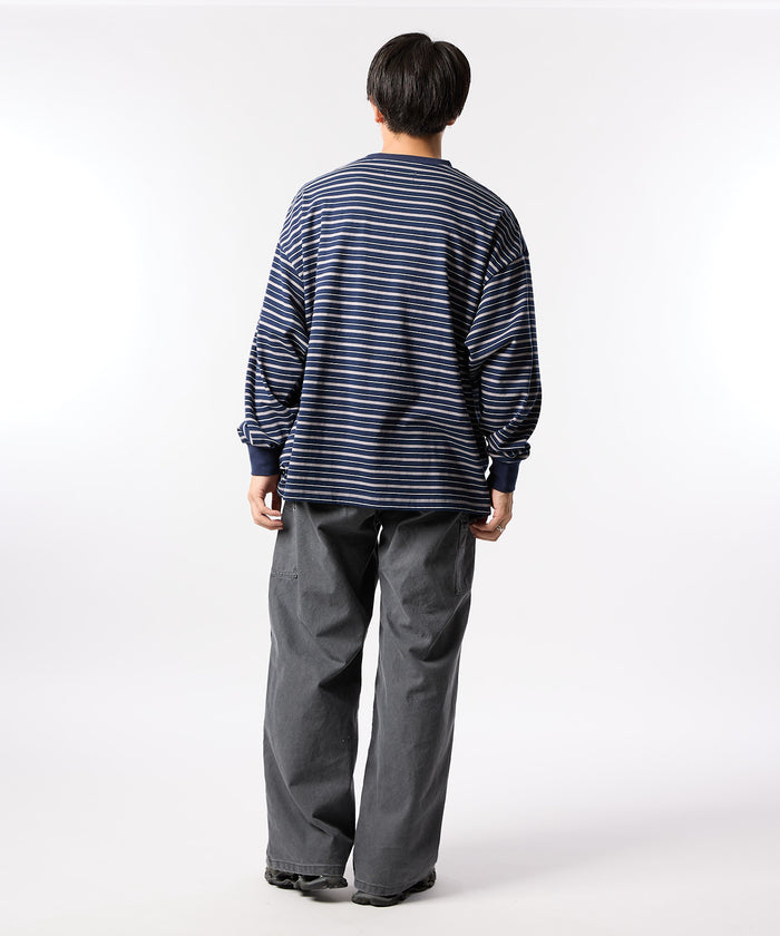 MULTI BORDER L/S TEE