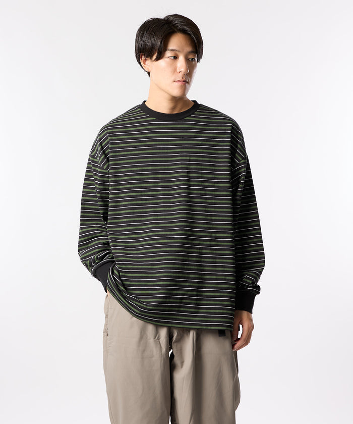 MULTI BORDER L/S TEE