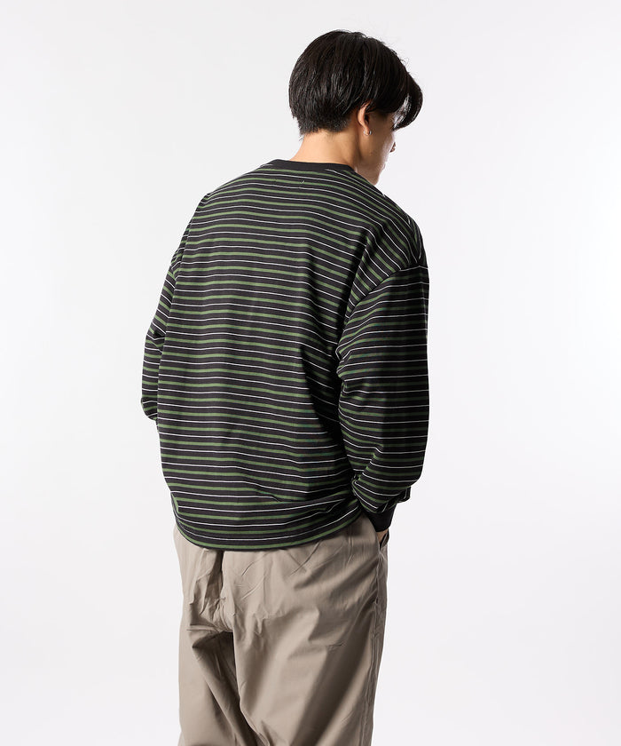 MULTI BORDER L/S TEE