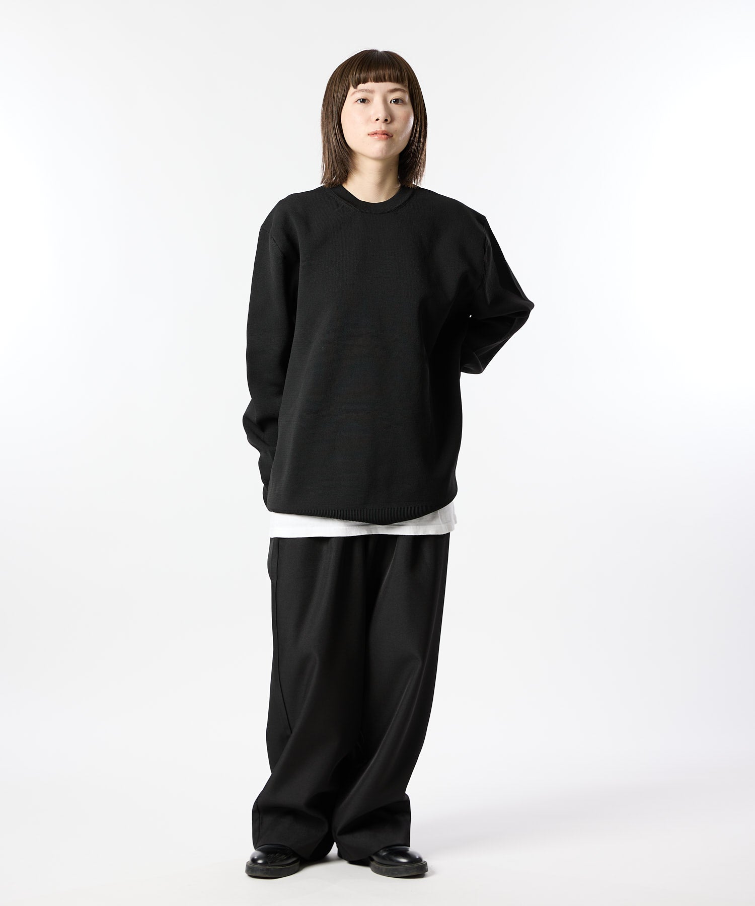 米兰圆领针织衫