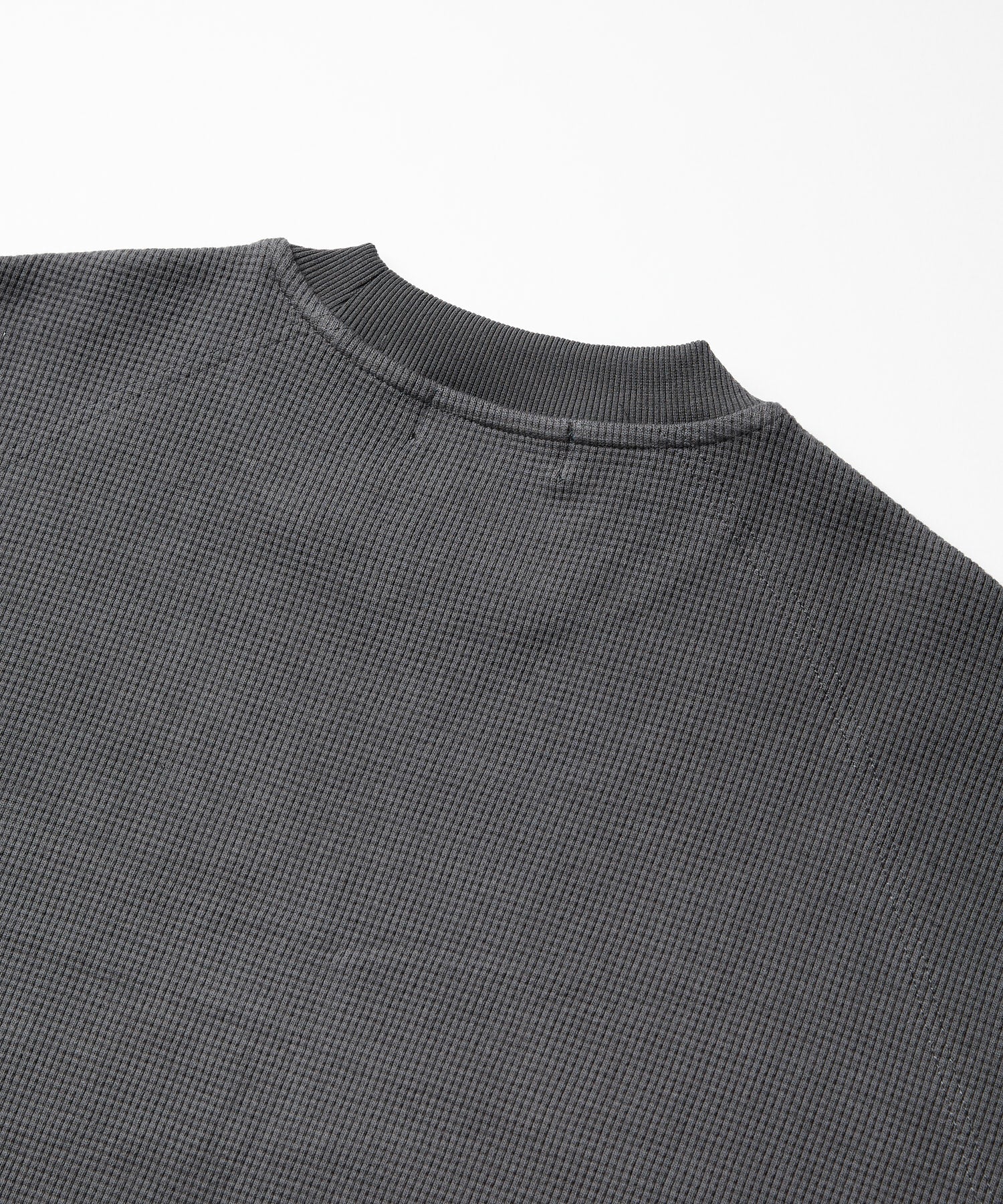 加厚华夫格长袖T恤