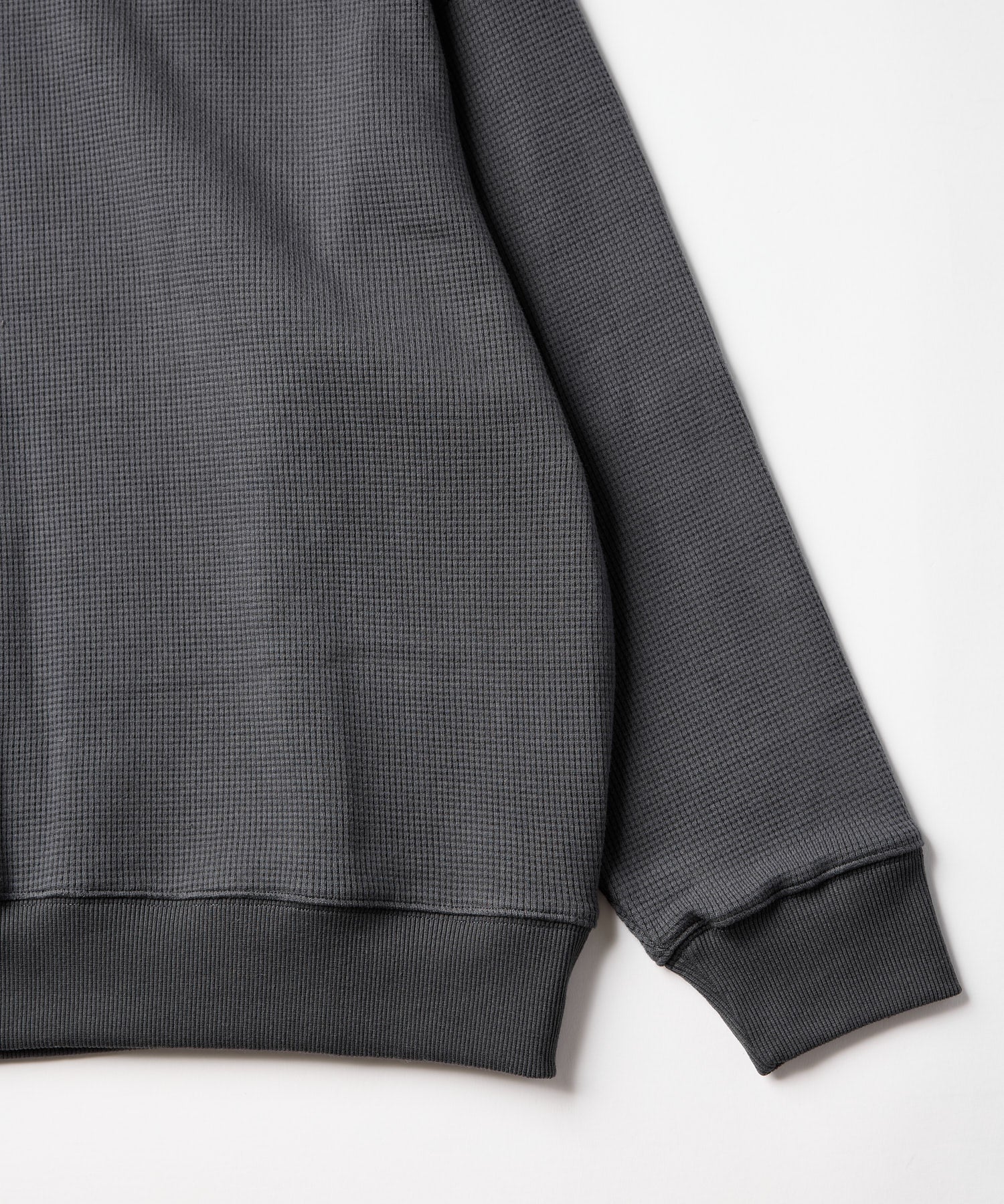 加厚华夫格长袖T恤