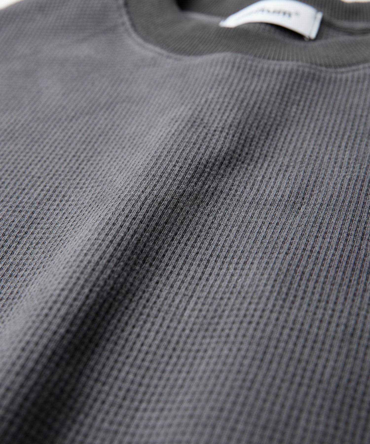 加厚华夫格长袖T恤